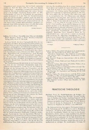 779-780 [Rezension] Sexualität ohne Tabu und christliche Moral