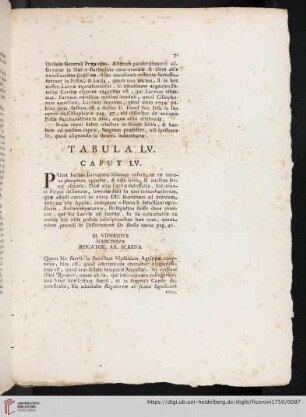 Tabula LV. Caput LV