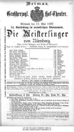 Die Meistersinger von Nürnberg