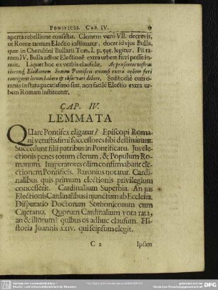 Cap. IV. Lemmata