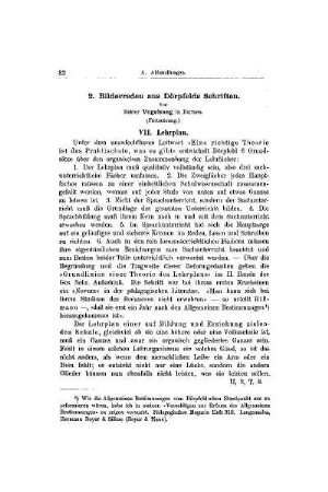 Bilderreden aus Dörpfelds Schriften : (Fortsetzung)