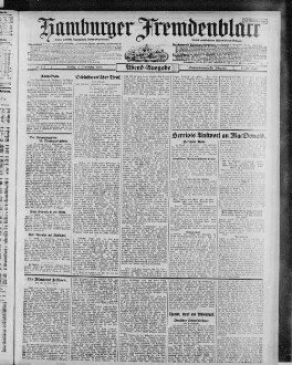 Hamburger Fremdenblatt, Abendausgabe