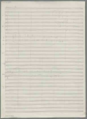 Lamentos, S, orch, Excerpts. Arr. Sketches - BSB Mus.ms. 12941 : [without title]