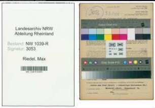 Entnazifizierung Max Riedel , geb. 15.12.1902 (Kaufmann)