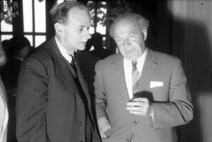 9. Tagung 1959 Physiker: Paul Dirac, Werner Heisenberg