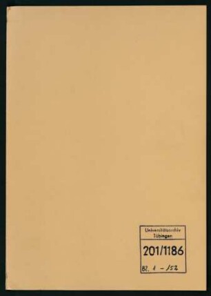 Promotionen Wintersemester 1950/51