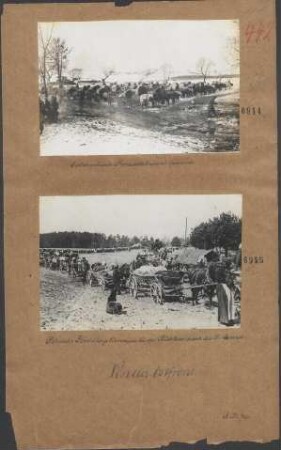 Österreichische Proviantkolonne in Galizien