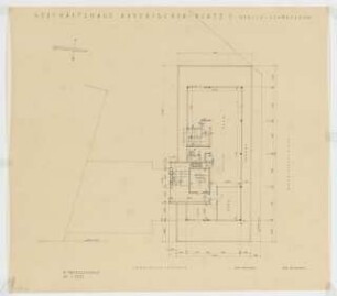 Bürohaus Bayerischer Platz 1 / Landshuter Straße 21, Berlin-Schöneberg: Grundriss 9. Obergeschoss 1:100