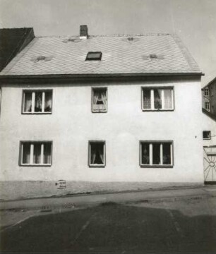 Marienberg, Töpferstraße 7. Wohnhaus. Straßenfront