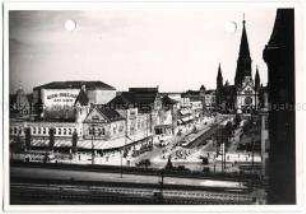 Berlin, Hardenbergstraße und Kaiser-Wilhelm-Gedächtniskirche