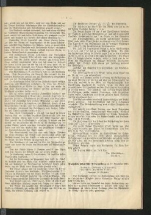 Vierzehnte ordentliche Versammlung am 17. November 1883