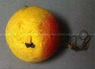 Apfel mit Blatt