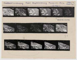 Modell: Hauptstraßenzug Frankfurter Allee (zwischen Ringbahn und Lichtenberger Brücke). Berlin, Lichtenberg, Frankfurter Allee
