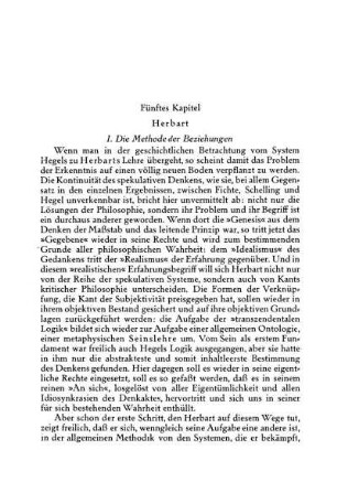 Fünftes Kapitel Herbart