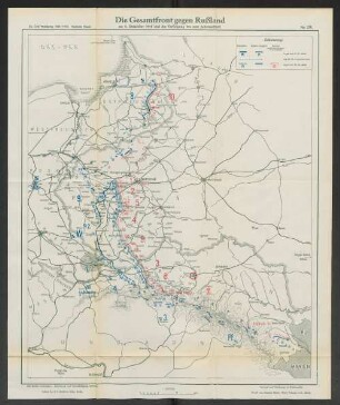 Nr. 19. Die Gesamtfront gegen Rußland am 6. Dezember 1914 und die Verfolgung bis zum Jahreschluß.