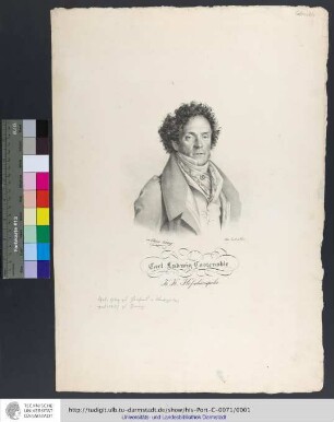 Carl Ludwig Costenoble / K. K. Hofschauspieler / Lieder lithog.