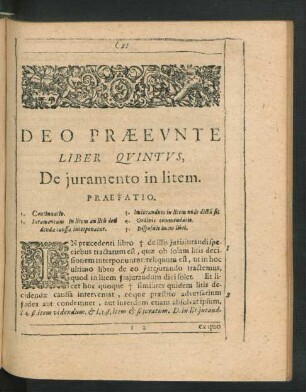 Liber Quintus. De iuramento in litem.