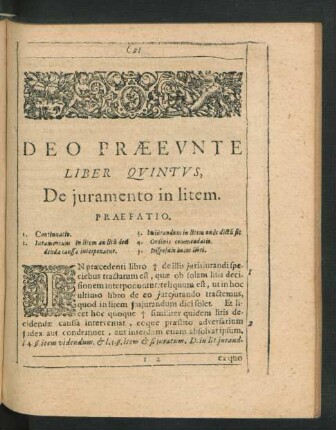 Liber Quintus. De iuramento in litem.