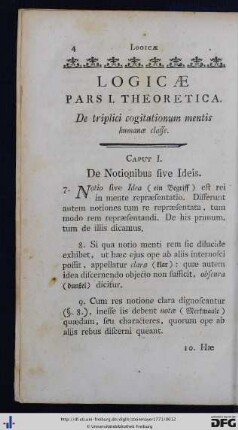 Pars I. Theoretica.