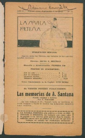 1922000121: Soledad : [novela inédita]