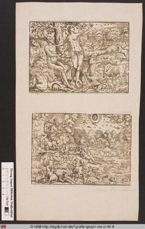 Gott haucht Adam und Eva im Garten Eden Leben ein (Gen. 2,4b-25).