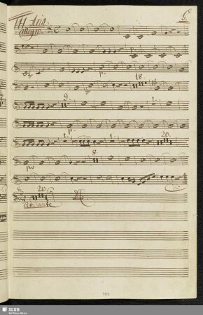 141. Aria: Ora al monte ed ora al fonte / Scarlatti, G.