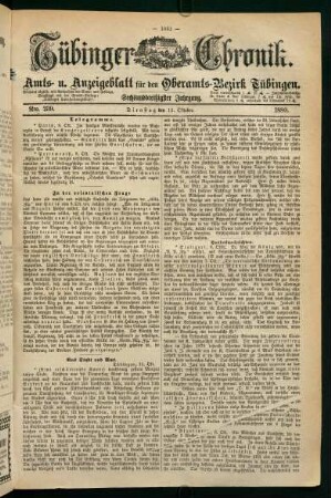 12. Oktober (Nro. 239) - 17. Oktober (Nro. 244)