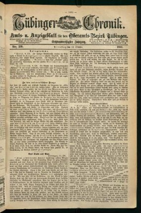 12. Oktober (Nro. 239) - 17. Oktober (Nro. 244)