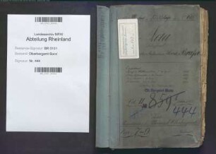 Brasse, Hermann 09.06.1832 - 25.10.1873; Bergmeister; Prüfungs- und Personalakte Band 2