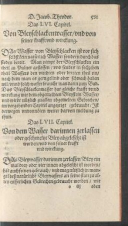 Das LVI. Capitel.