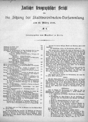 No. 9, 12. März 1891