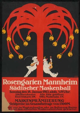 Städtischer Maskenball im Rosengarten Mannheim