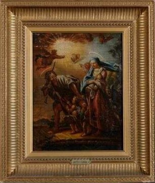 Heilige Familie auf der Flucht nach Ägypten