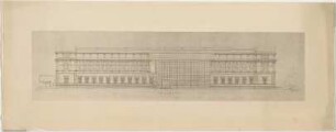 Döllgast, Hans; München; Alte Pinakothek, Wiederaufbau - Ansicht
