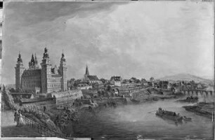 Ansicht von Aschaffenburg mit dem Kurfürstlichen Schloß