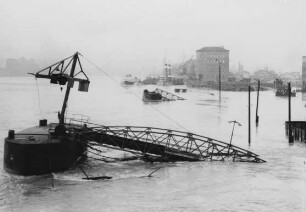 Hochwasser 1955 am Oberrhein