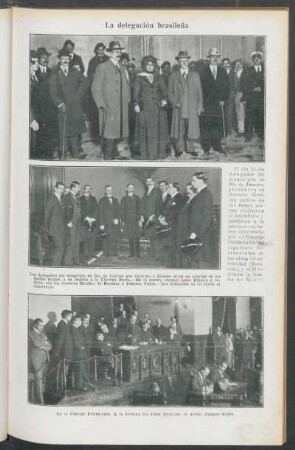 La delegación brasileña