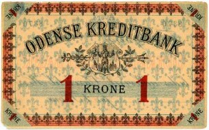 Geldschein, 1 Krone, 1895 - 1898?
