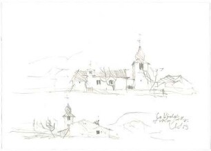 Gsaenger, Gustav; Fischen / Allgäu (Bayern); Ev. Kirche zum Guten Hirten, Pfarrhaus - Studien