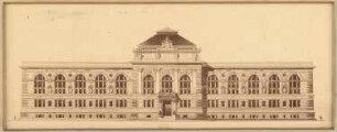 Universitätsbibliothek, Leipzig: Fassade: Ansicht