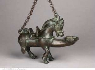 Lampe in Form eines Pferdes
