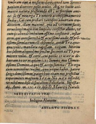 Felicitas naturalis in publicam disceptationem posita
