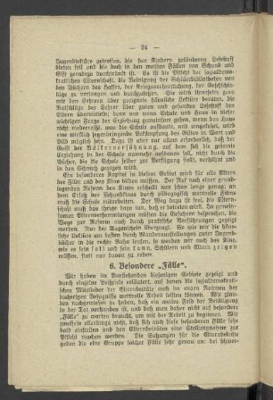 6. Besondere "Fälle"
