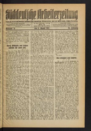 Nr. 16. Den 5. August 1917 - Nr. 17. Den 19. August 1917