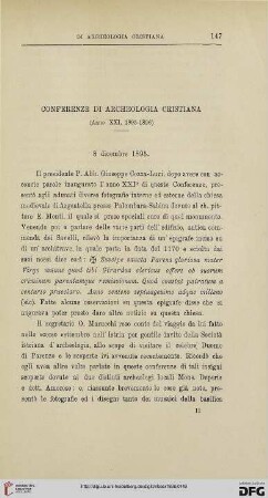 2: Conferenze di archeologia cristiana (Anno XXI, 1895-1896)