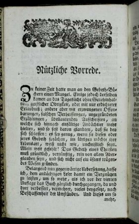 Nützliche Vorrede