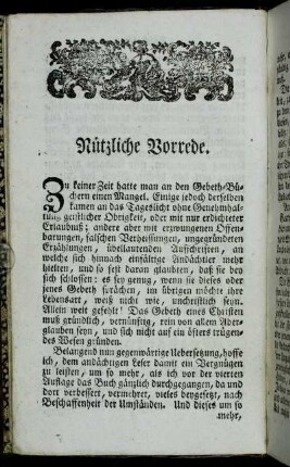 Nützliche Vorrede