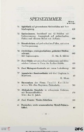 Speisezimmer (Nr. 31-133)
