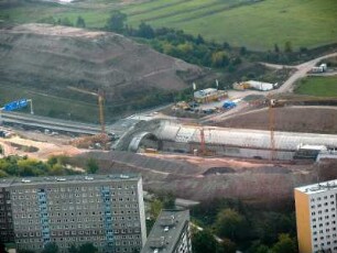 Lobdeburg-Tunnel bei Jena