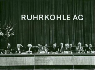 Unterzeichnung des des Grundvertrages der Ruhrkohle AG